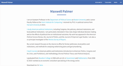 Desktop Screenshot of maxwellpalmer.com