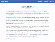 Tablet Screenshot of maxwellpalmer.com